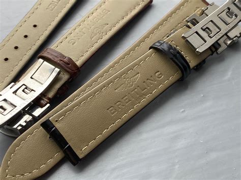 bracelet caoutchouc breitling|breitling leather watch strap.